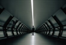 man standing inside building1
