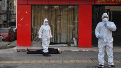 Epidemic corona Image Credit AFP 1