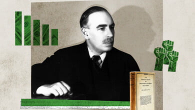 Keynes economy socialism capitalism illo